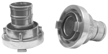 Mobile Discharge Hose Coupling with Hose Tail / D[inch]: 3