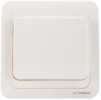 ST Schuko Socket with Cover 1001