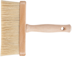 Ceiling Brush with Wooden Handle, Extra Natural Bristles