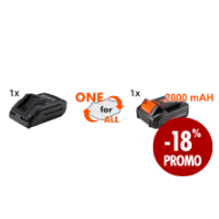 ONE EvoTools® Battery 2Ah+Charger PROMO 1+1