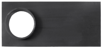 Cast Iron Hob with Flue Collar 1101