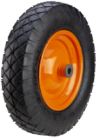 Pneumatic Wheelbarrow Wheel P with Metal Rim, Straight Profile Heavy Duty / M: 3.50-8; Lb[mm]: 103