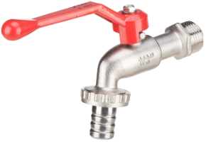Double-Service Lever Bibcock 1102 / Dint[inch]: 3/4; Dies[inch]: 1
