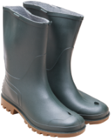 PVC Safety Boots Khaki-Amber C06