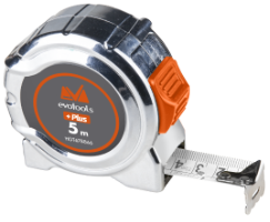 Tape Measure 1 Lock, Chromed EvoTools +Plus®