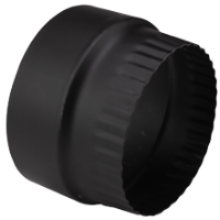 Painted Flue Pipe Reducer / D[mm]: 140-130; T: Black