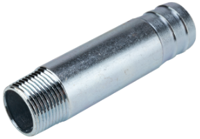 Galvanized Hose Barb EvoSanitary® / D[inch]: 1 1/4; De[inch]: 42