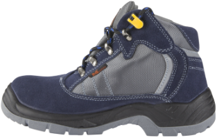Safety Ankle Boots with Injected PU Sole, Suede Leather EvoTools®