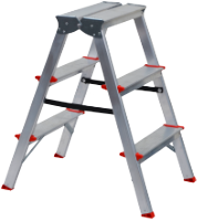 Double-Sided Aluminium Ladder 1167