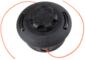 Brush cutter head with nylon line and quick feed 1161