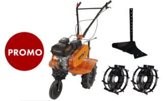 T705 Tiller Package with Plow and Metal Wheels EvoTools®