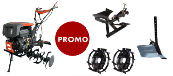 T1400 Power Tiller Package with Headlight and Accessories EvoTools®