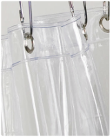 Transparent Shower Curtain / D[m]: 1.8x1.8