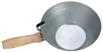 Galvanized Ladle with Wooden Handle EvoTools®