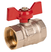 Ball Valve - Butterfly Handle F-F 2077 / D[inch]: 1