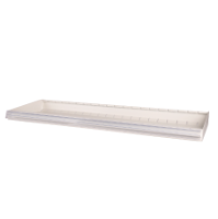 Shelf with Divider for Metal Display 2068 / L[mm]: 1000; l[mm]: 530