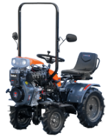 Ride-on power tiller (mini tractor) 4x4 diesel KAMA engine electric start R1200 EvoTools +Plus® / P[CP]: 12