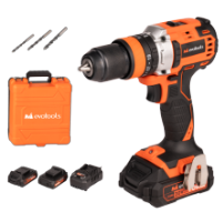 Brushless Impact Driver Kit with 2 Batteries and Charger MAX 20V POWER EvoTools®