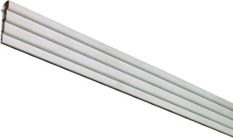 White Curtain Rail Cover