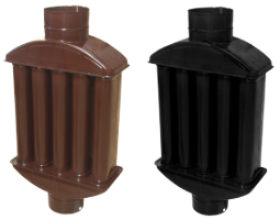 Enameled Heat Recuperator / D[mm]: 120; C: Brown
