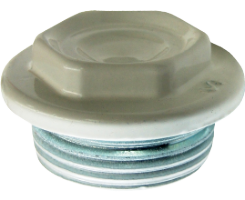 White Radiator Plug