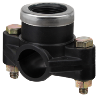 PEHD pipe tapping clamp female thread EvoSanitary®