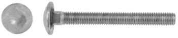 Zinc-Plated Carriage Bolt DIN 603 / D[mm]: M10; L[mm]: 80/75