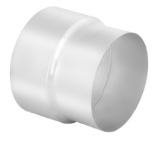Stove Pipe Reducer with Heat-Resistant Paint / D[mm]: 110-100