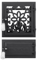 Stove Door with Glass + Ash Pan Oriental