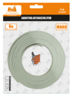 Self-Adhesive EPDM Seal, Profile E, 2x3 m