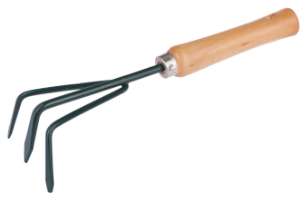 Mini Cultivator with Wooden Handle