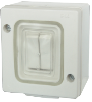 Surface-Mounted Double Switch Antigron IP 44