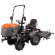 Ride-on power tiller (mini tractor) 4x4 diesel Koop engine electric start, hydraulic hitch and powered rotary tiller R003 EvoTools +Plus®