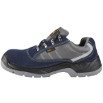 Suede Safety Shoes with Injected PU Sole