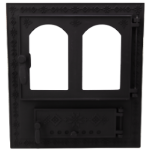 Fireplace Door with Ash Pan Romanian Motifs