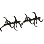 Hard-Soil Tiller Blades for Ride-On Minitractor R1200 EvoTools +Plus®