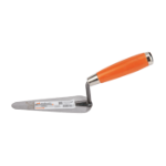 Narrow Round Gauging Trowel with Wooden Handle