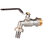 Brass Double-Service Bibcock EvoSanitary +Plus®