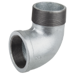 Galvanized Elbow F-M 92 Evo