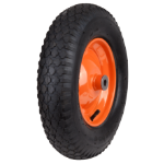 Pneumatic Wheelbarrow Wheel with Metal Rim